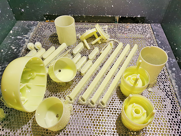 黄色树脂打印零件