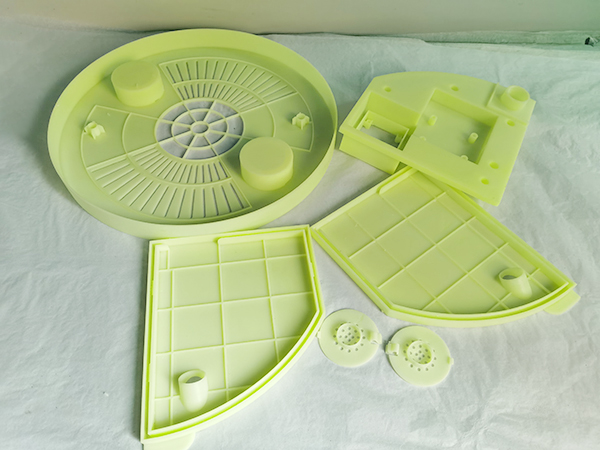 绿色树脂打印童年车毂