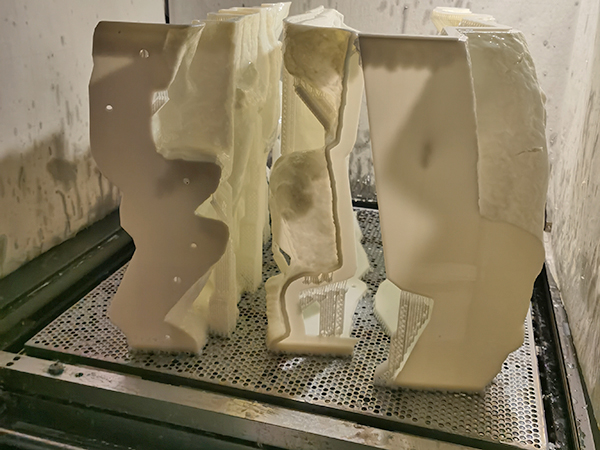 白色ABS打印模型 