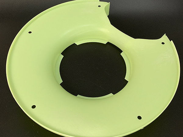 顶风盖黄色树脂打印