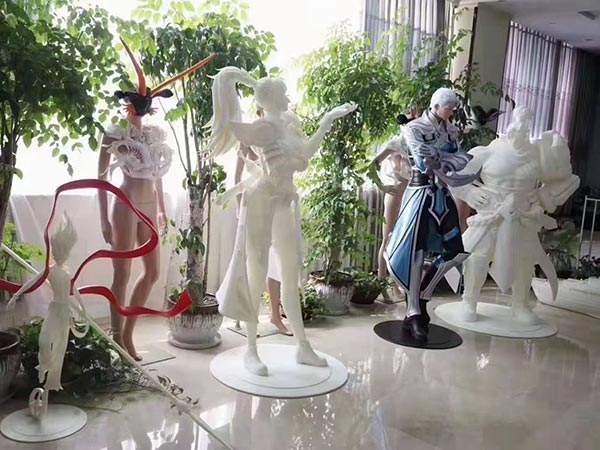 c657手办白色树脂...