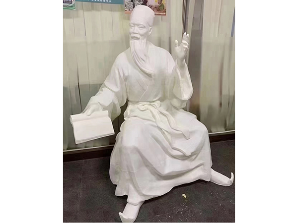 1008雕像白色树脂...